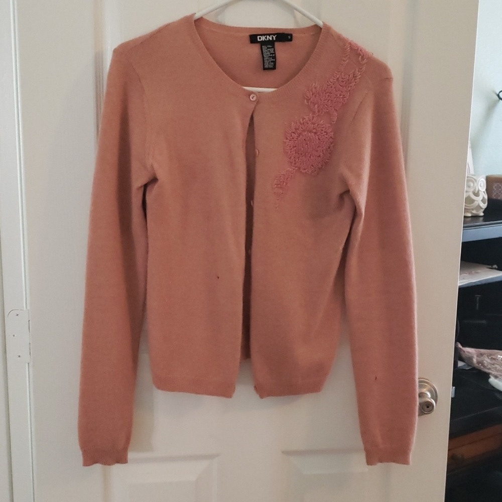 DKNY Very Soft Wool Cardigan